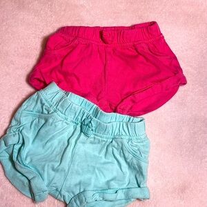 Old Navy Aqua Blue Baby Shorts
